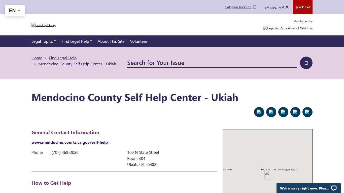 Mendocino County Self Help Center - Ukiah LawHelpCA - Legal aid and legal help near you